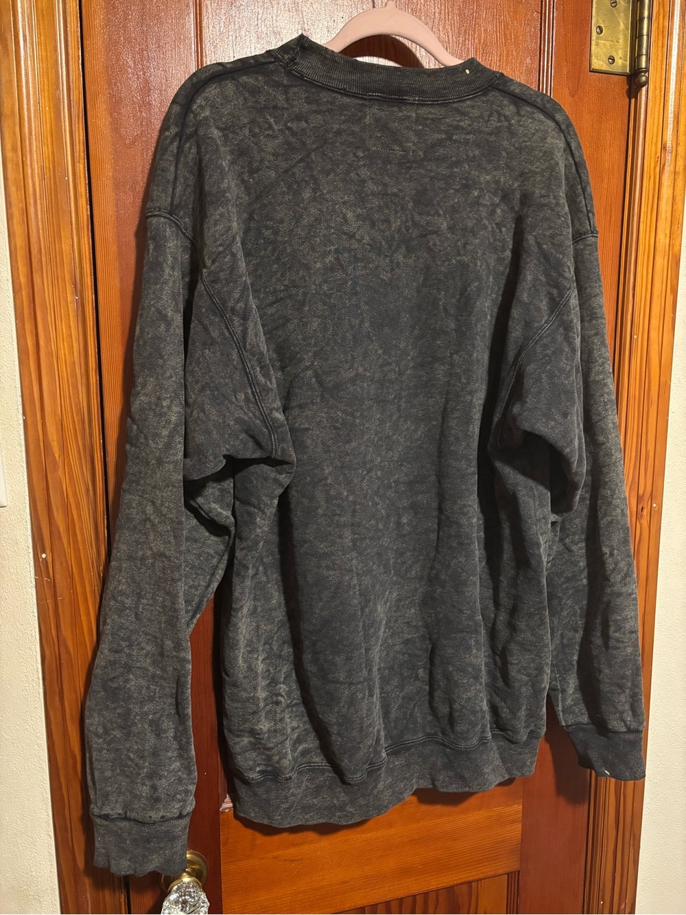 BROWNING Vintage Men's Black Acid-Wash Logo Crewneck Sweatshirt Size XL - Picture 5 of 6